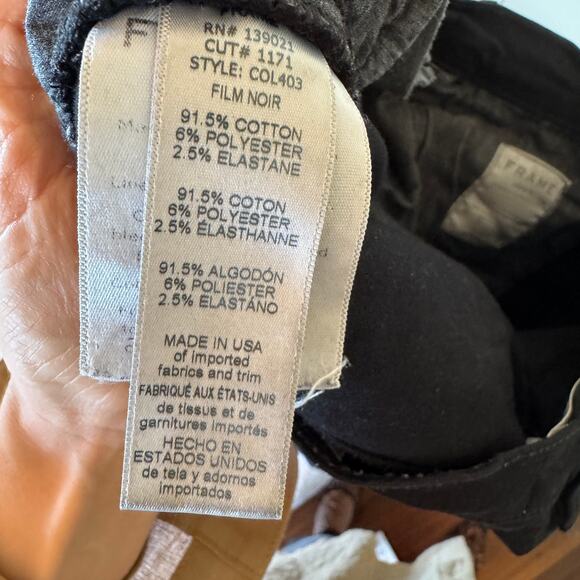 Frame Denim Le Skinny de Jeanne Film Noir - Picture 8 of 14